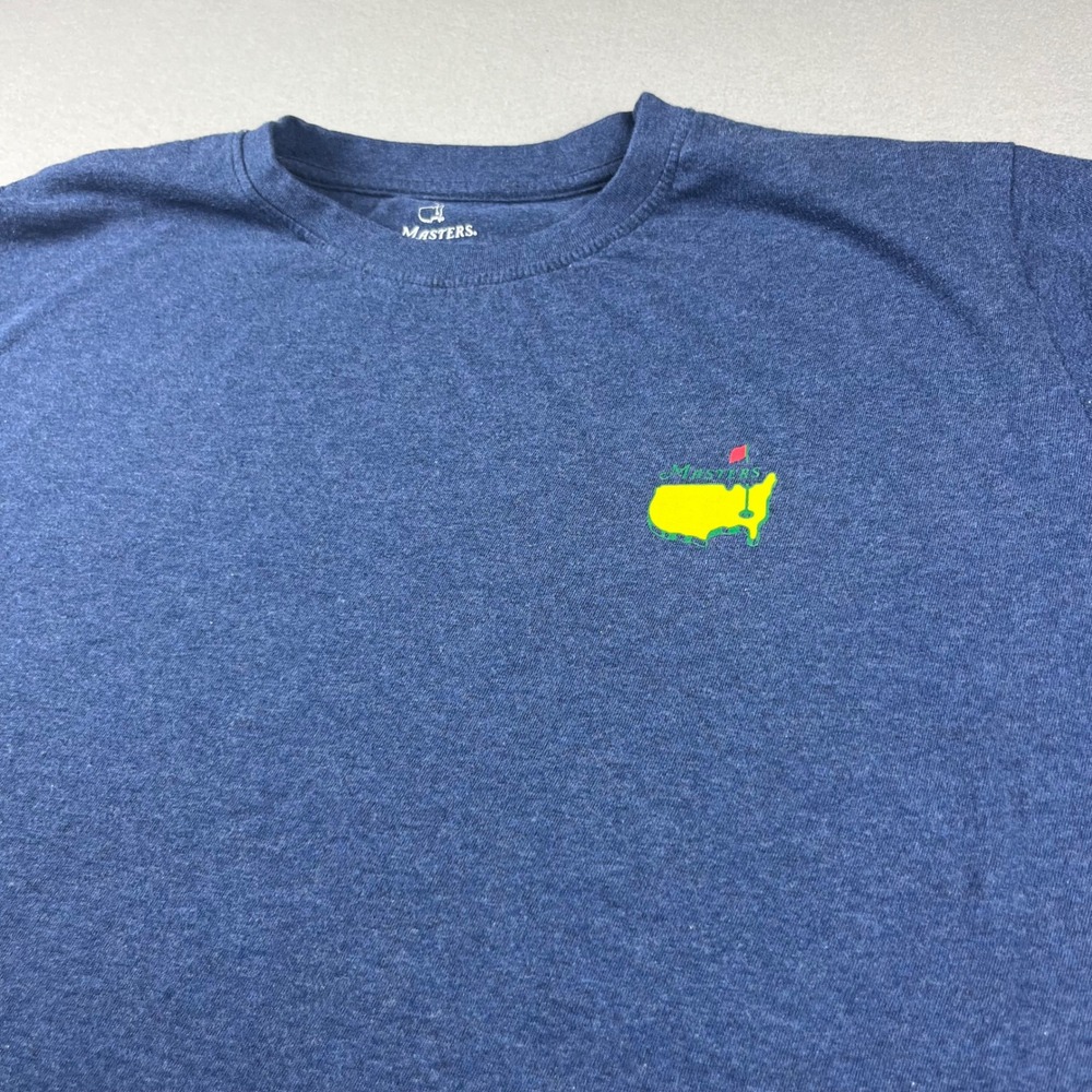Masters 2024 Tournament T-Shirt Mens Medium Blue Augusta National Golf